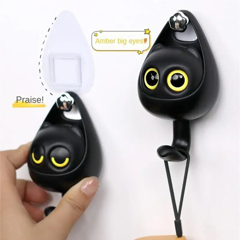 

Hat Hook Widely Used Animals Blink Cat Cartoon Lovely Hook Blink Cat Hook Robust Construction Creative No Trace Punch-free