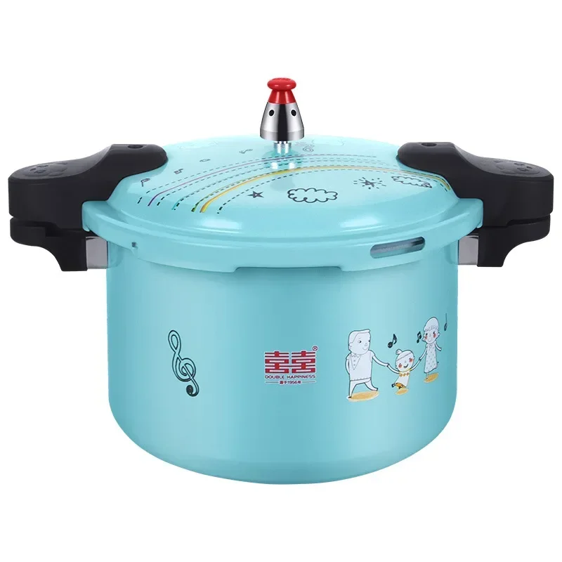 

Portable Non-stick Pan Pressure Cooker Household Gas Induction Cooker General Explosion-proof 18/20CM Household Rice Cookers