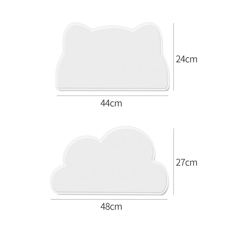 Pet Food Mat Silicone Waterproof Dog Cat Bowl Food Mat Puppy Feeder Tray Water Cushion Placemat