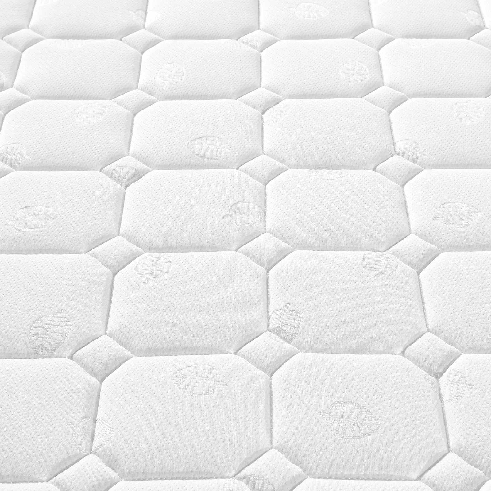 Rosahqnda 90/140/160 x 200 cm Taschenfederkernmatratze 7 Zonen Härte H3 mit Memory-Schaum-Matratze, Höhe 25 cm – Detail 1