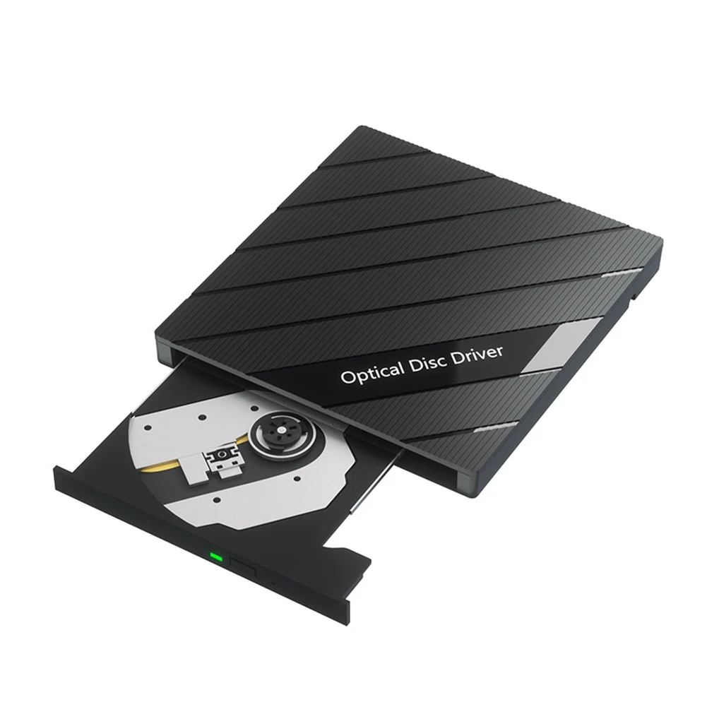 7 in 1 USB 3.0 Type C Portable CD DVD Player with Card Reader USB Hub External CD DVD Drive Burner for Windows Mac PC Laptop