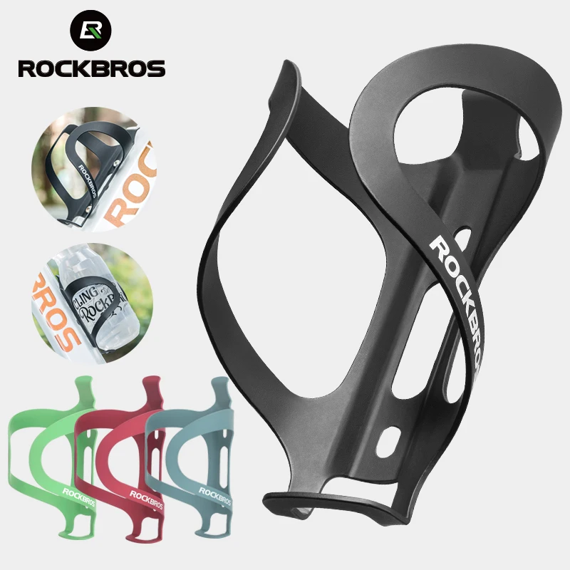 

ROCKBROS Road Bicycle Water Bottle Cage Mountain Bike Water Bottle Holder Aluminium Alloy Cycling Drink Rack Bottle Accessories