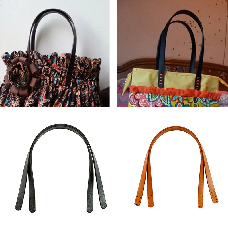 60cm PU Leather Women Bag Handles Shoulder Bag Strap DIY Replacement Handle for Handbag Belt Accessory Handle Strap Band leather fabric