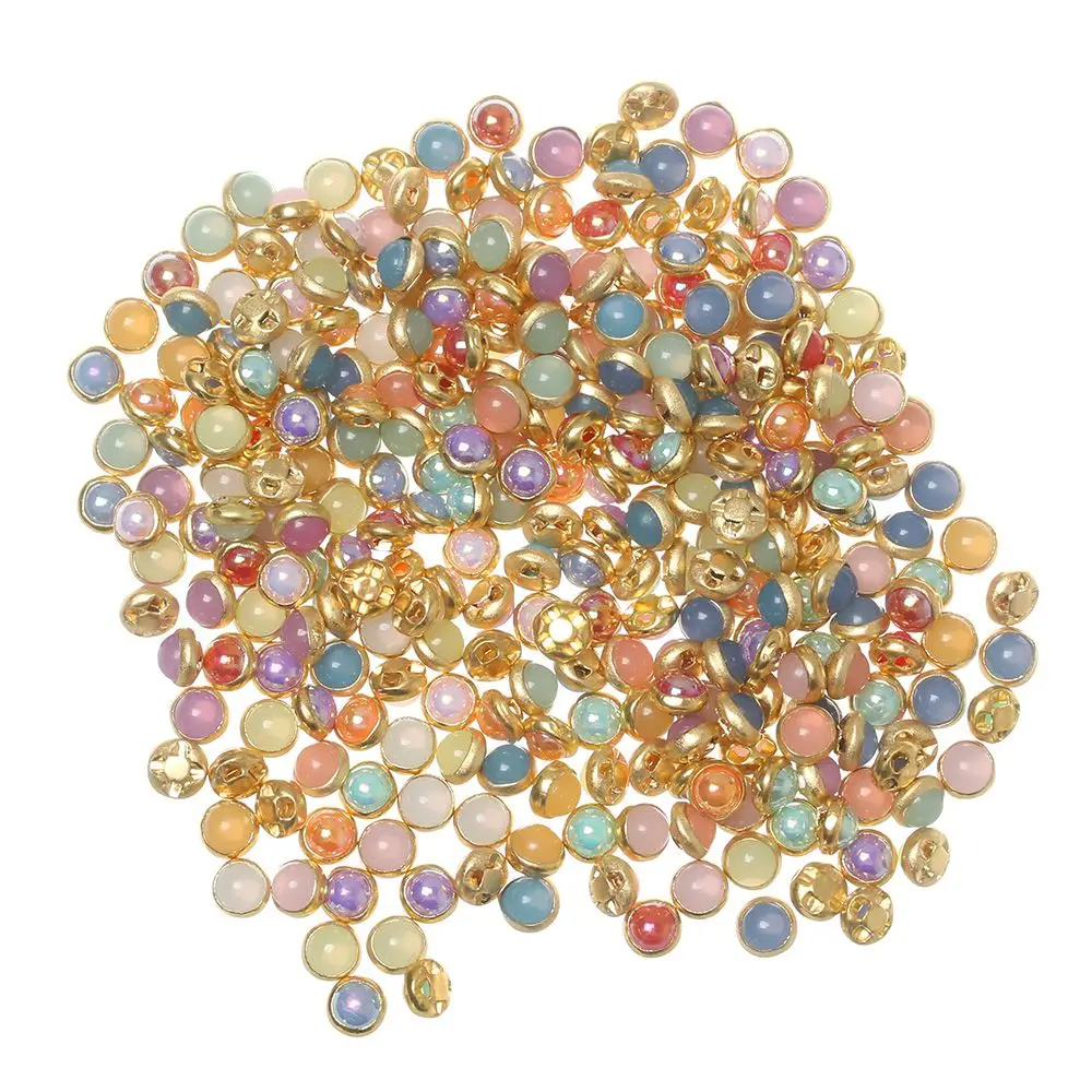 20/40 Pcs 4mm Mini Doll Buttons Ultra-small Pearl Buckle Belt Buckle Doll Shoes Buckle DIY Doll Clothing Buckles Accessories