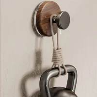 1/4 PC ห้องน้ํา Robe Coat ผ้าเช็ดตัวดูดถ้วย Hook กันน้ําเสื้อผ้าแขวนกระเป๋า Sucker Hook ประตูตู้เสื้อผ้าตู้ลิ้นชักจับ 4