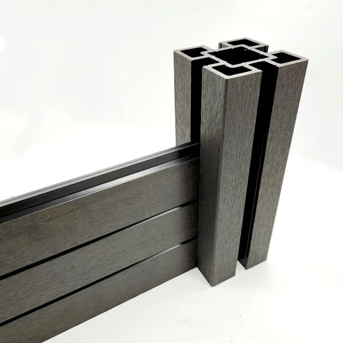High quality outdoor wpc composite decking board crack-resistant garden fence 2