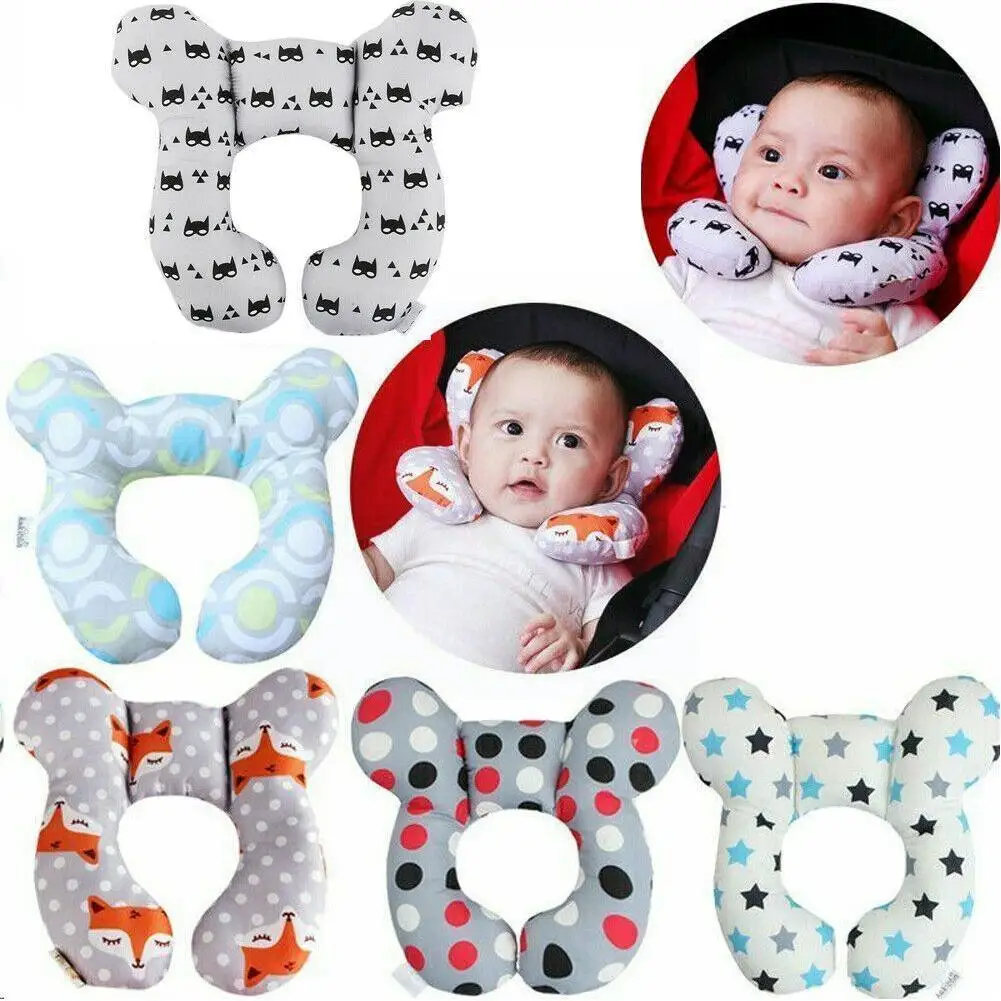 Baby Body Support Neck Cushion U shaped Baby Fixed Pillow Baby Supply Pillow Car Pram Travel