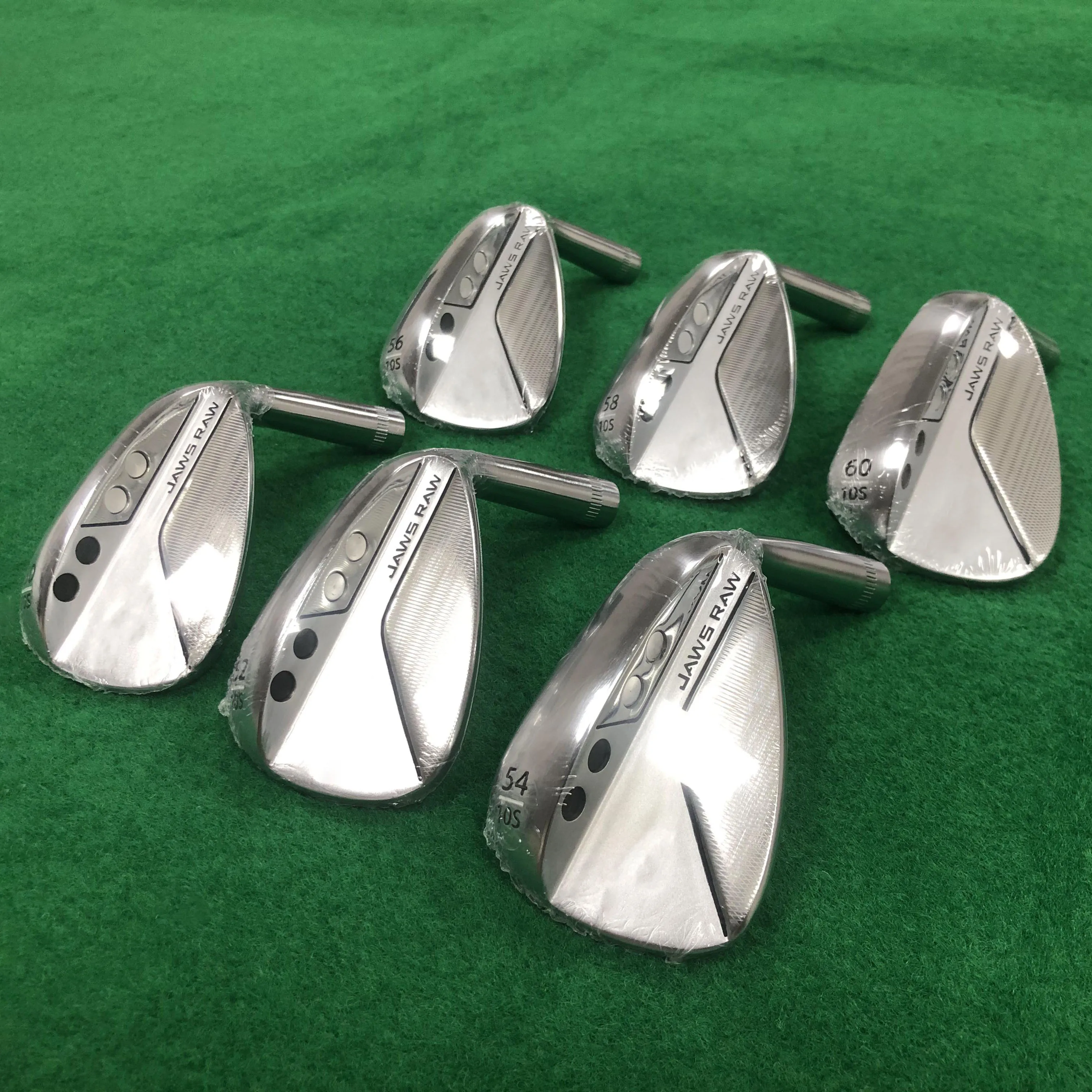 

New Golf Wedges Silver JAWS RAW Wedges 50 52 54 56 58 60 Degree With Steel Shaft Including Head cover Free Shipping