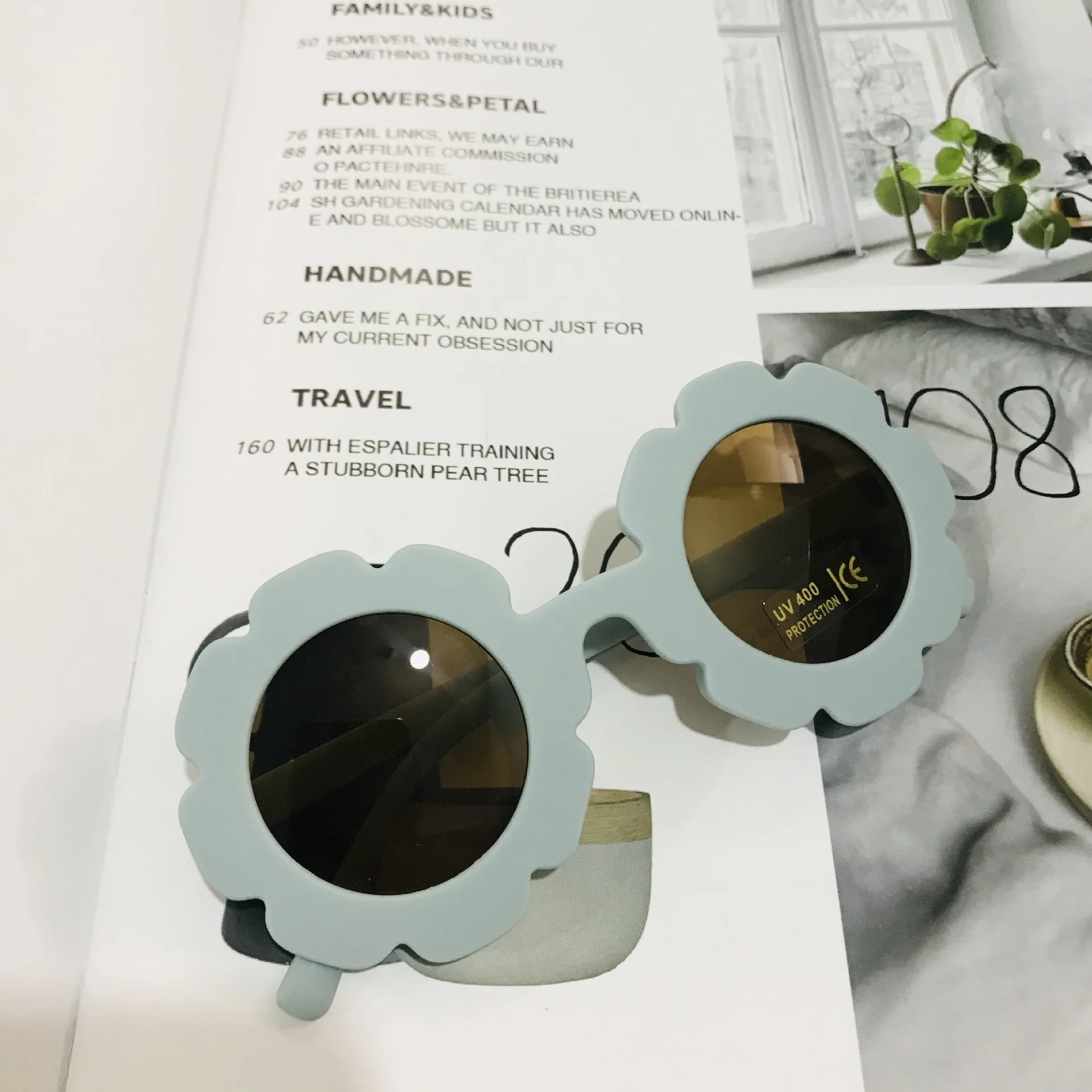 2023 new cute children's frosted glasses color series baby sunglasses - Image 4