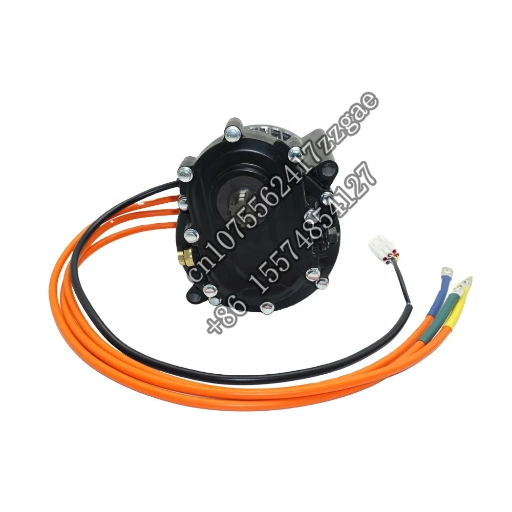 SiAECOSYS QS 120 60H 2000W V3 72V Mid Drive Motor with Gearbox for Electric Motorcycle and Bike applicable to watson marsil langqing ezgo electric sightseeing cruise car differential gearbox gear plate motor one shaft