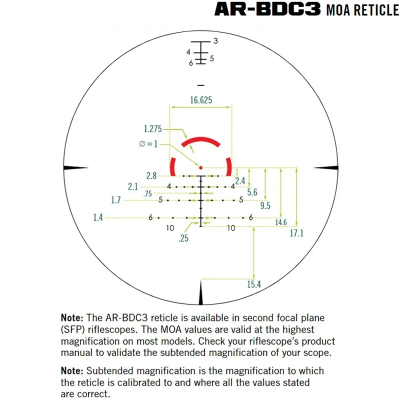 Original V*RT*X Optics St**ke E*gle 1-8X24 Second Focal Plane(SFP) Riflescope AR-BDC3 Reticle Waterproof/Shock Resistant