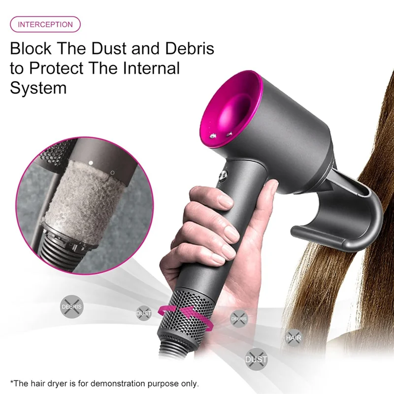 B82B-Hair Dryer Inner Filter + Outer Filter Cage Replacement For Dyson HD01 HD03 HD08 Models