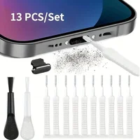 Mobile Phone Dust Plug Port Cleaning Kit 13Pcs Computer Keyboard Cleaning Tool for Iphone Type-C Port Phone Accessories 1