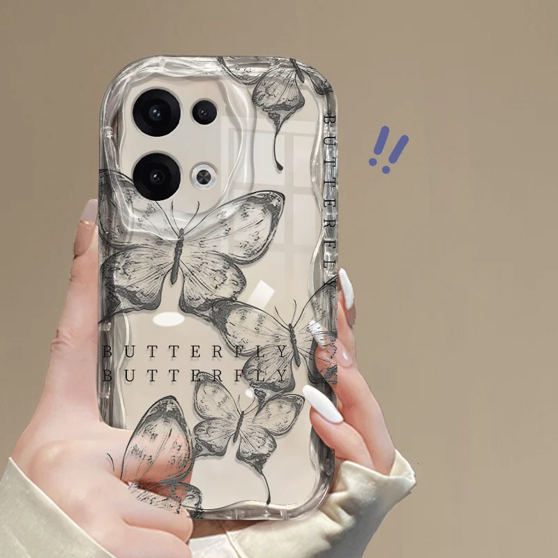 Butterfly Pattern Shockproof TPU Phone Case