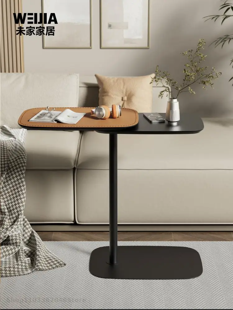 Modern Simple Coffee Table Small Table Sofa Side Living Room Creative Rotating Coffee Bedside Storage Rack
