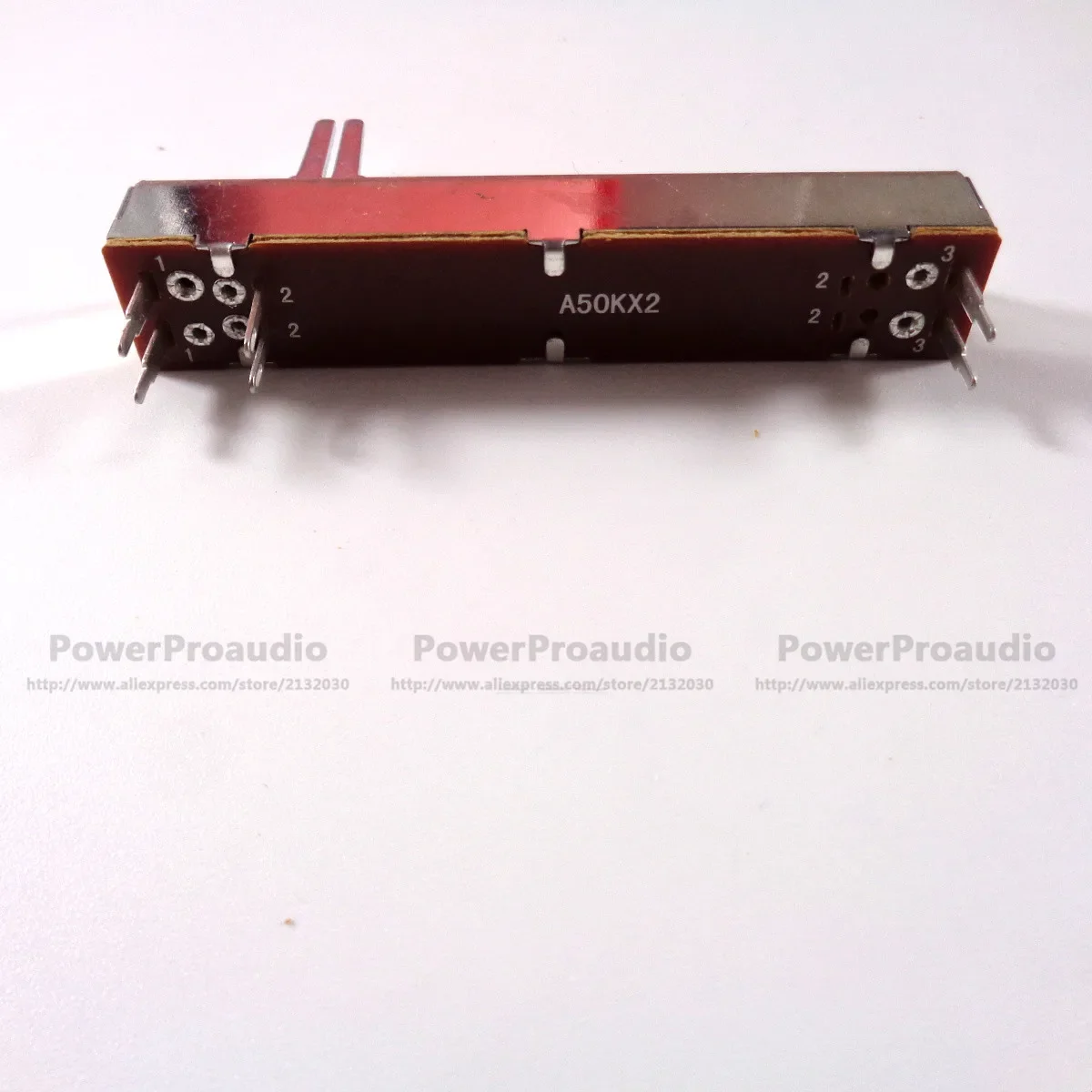 4pcs fader straight potentiometer A50Kx2 replace 20A6 for NUMARK M2 DM2050 DM1050 / player