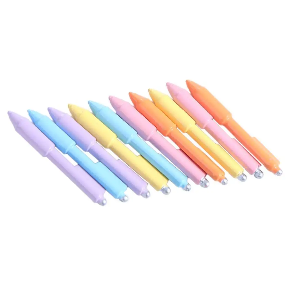 10pcs Study Scene Dollhouse Miniature Ballpoint Pen Simulation OB11 Prop Dollhouse Mini Pen Model DIY Craft Doll Learning
