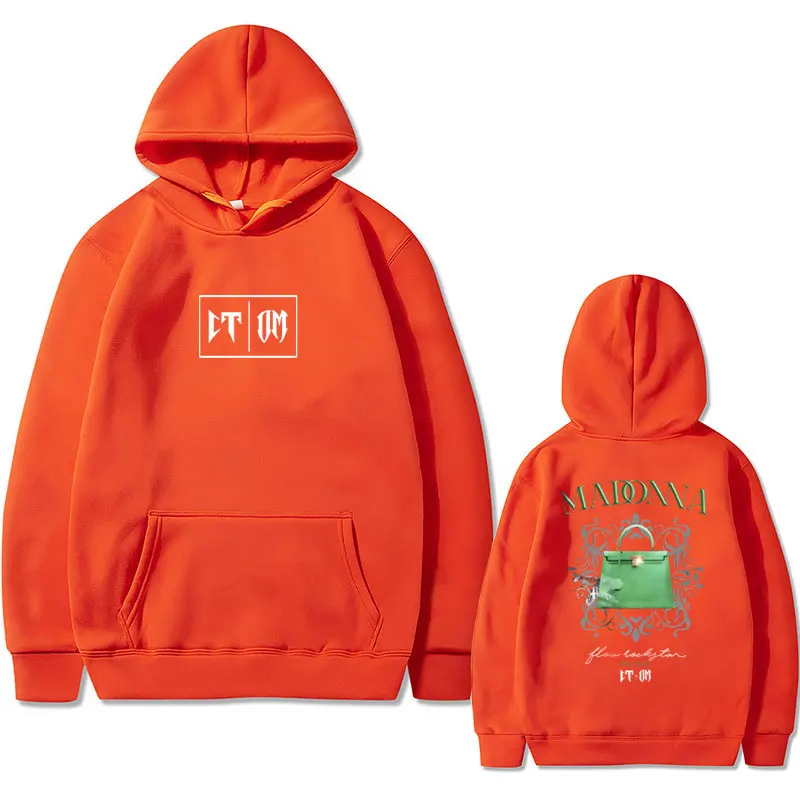 Singer Natanael Cano Madonna Double Sided Print Hoodie Men Women Fashion Vintage  Hooded Tracksuit Unisex Hip Hop Style Hoodies