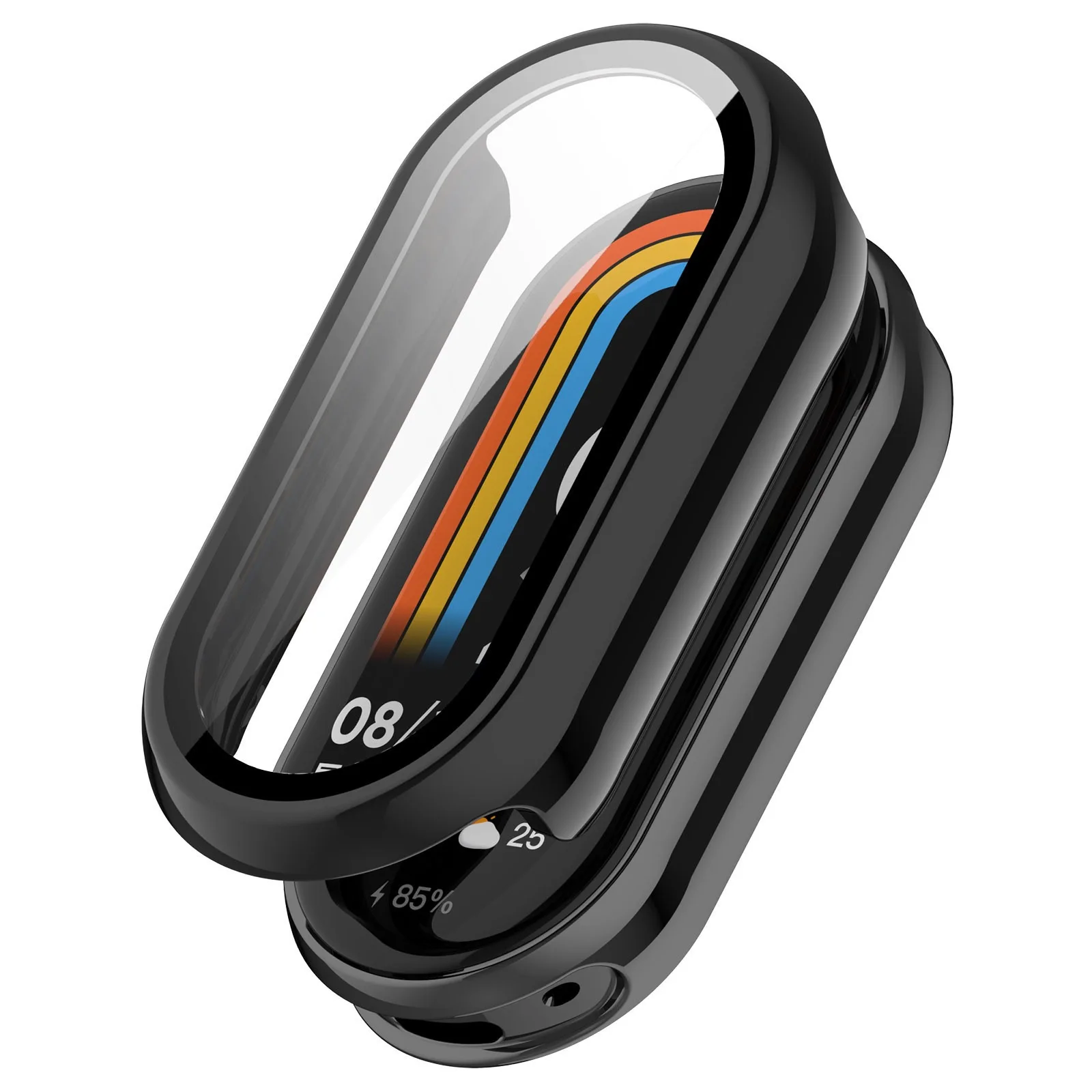 2-in-1-PC-Uhrengehäuse und Schutzfolienanzug für Xiaomi Miband 10, integriertes PC-Uhrengehäuse und gehärtete Folie – Detail 8