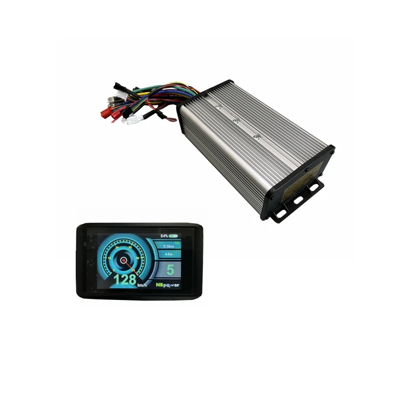 Electric Bike Controller Electric Bike Accessories 48/72V 80A Sine Wave Dual Mode Ebike Controller 18 Mosfets for 3000W Ebike Motor+SW900/UKC1/UKC1+ Display