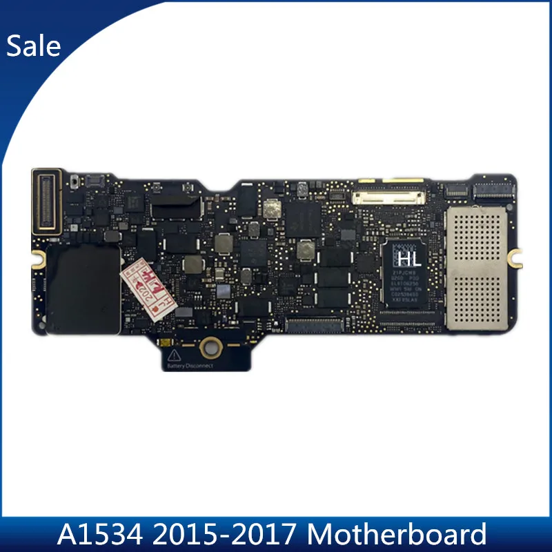 

Tested A1534 Laptop Motherboard 1.1G 1.2G 256GB 512GB 2015-2017 Year For Macbook Retina 12" 820-00045-A 820-00244-A 820-00687-A