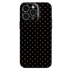 Elegant Black Polka Dot Hard PC Phone Case for Honor 30S (JSS139)