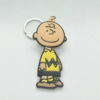 Snoopy Charlie Woodstock Key Chain Mobile Phone Chain Keyring Student Gift Cute Cartoon Bag Pendant Lanyard Decor Keychain Gift 3