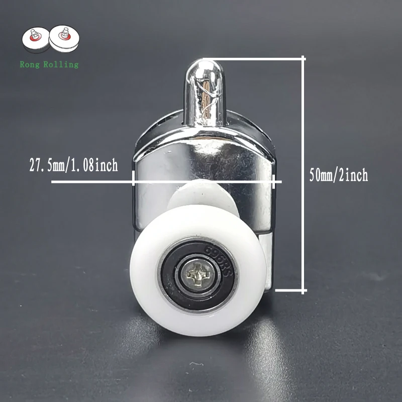 Shower door runner diameter 23mm 25mm shower room glass double pulleys Swing bathroom rollers hanging wheel nylon rollers shower door rollers,shower room pulley,shower room rollers,shower room accessories