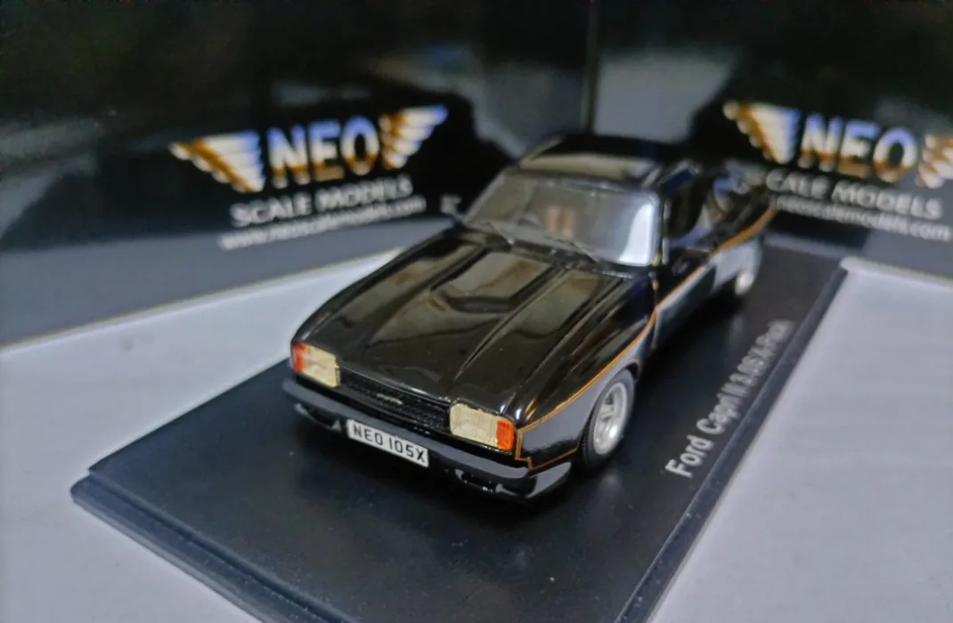 Miniature 1/43 Ford Capri Le Mans 72 – Byrrell/Bourgoignie, Kit Résine Monté MiniRacing