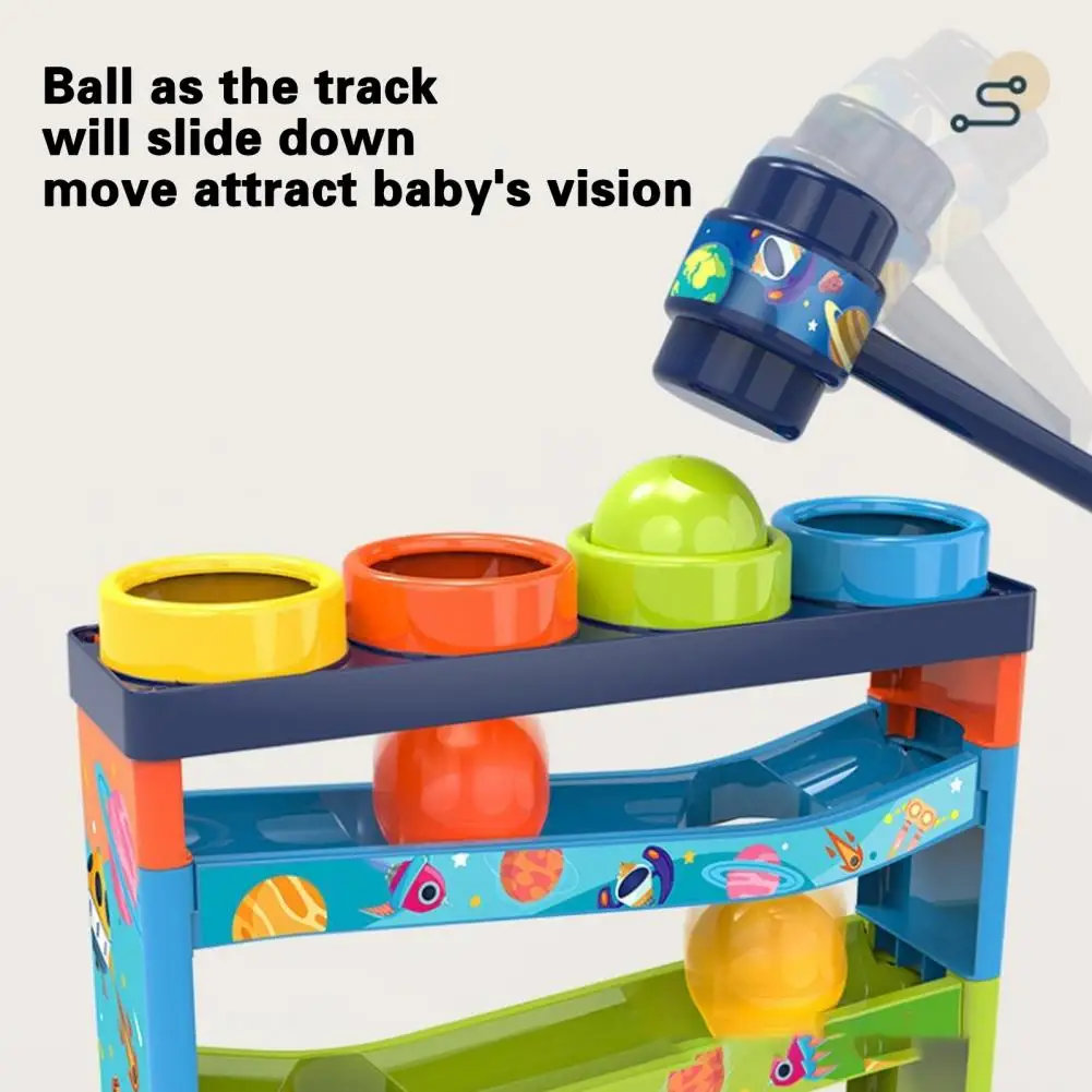 

Educational Track Toys Funny Pound Ball Educational Track Toys Bright Color Brain Game Pound Ball Track Toys Toddler Toys