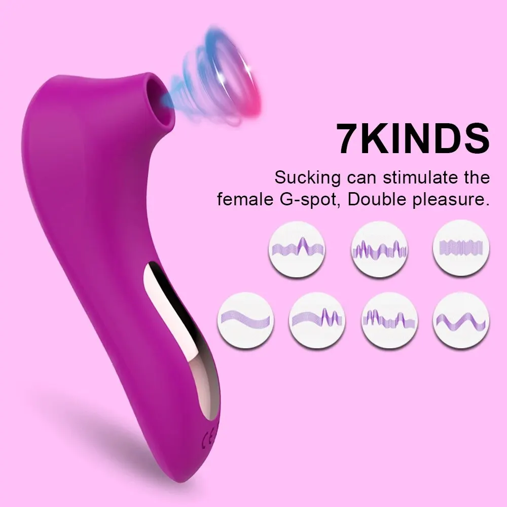 Adult Female Sucker Vibrator Clitoris Sucking Clit Oral Vacuum Stimulator Nipple Vagina Sex Toys Masturbator