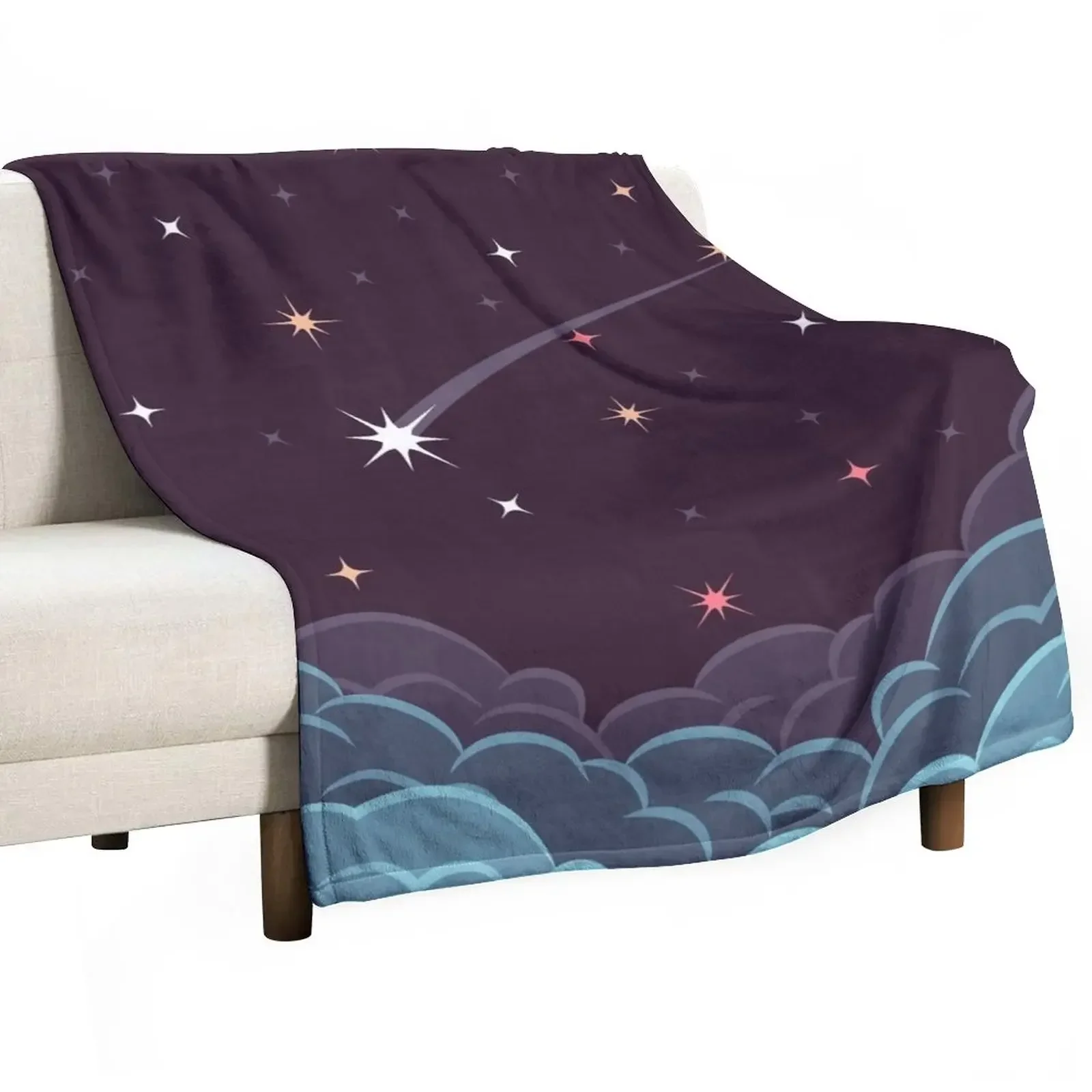 

Falling Star Throw Blanket Beautifuls Sleeping Bag Vintage For Sofa Thin Blankets