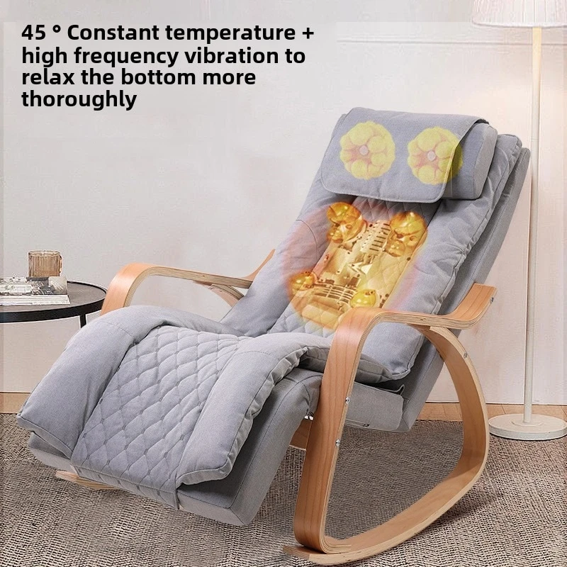 Newly Upgraded Multifunctional Massage Chair For Home Office Heated And Vibrating Full Body Massage Lounge Chair With Rollers 2