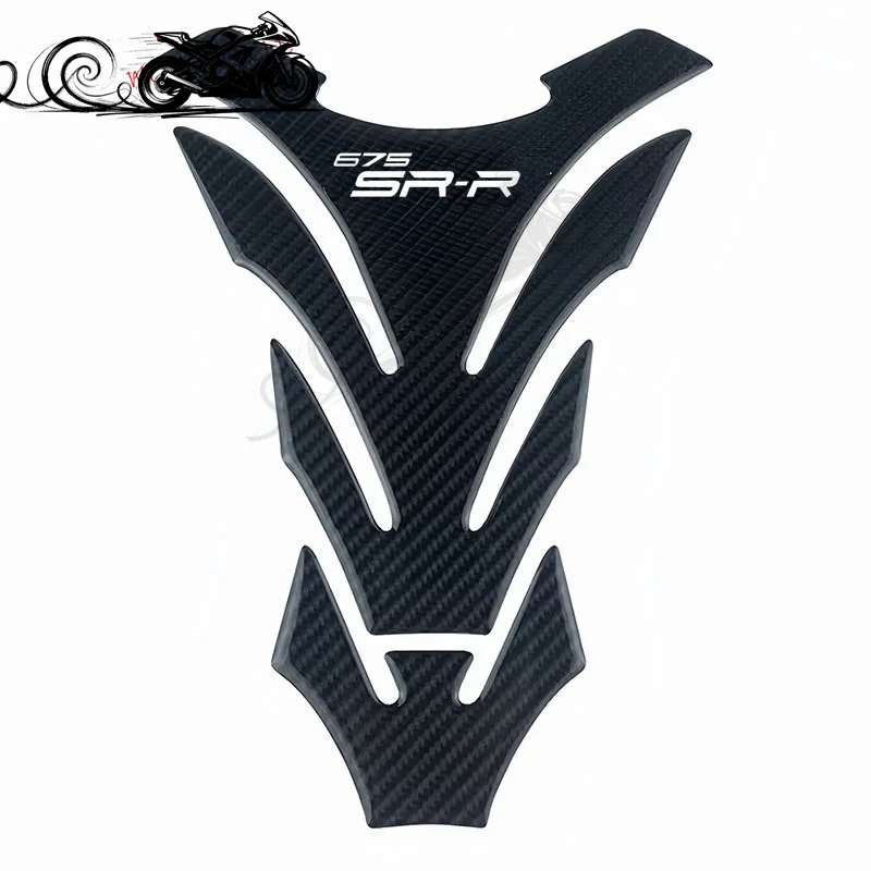 Carbon Fiber 3D Motorcycle Gas Tank Pad Decal Protector Sticker