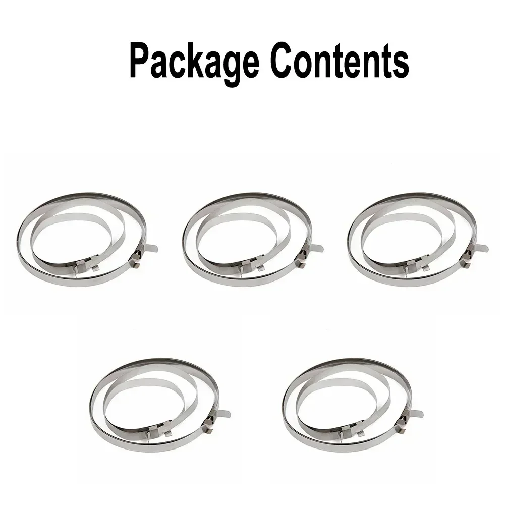10X New Universal CV Boot Clips Kit Stainless Steel Axle CV Joint Boot Crimp Clamp Kit Set Short Large Bands Car Accessories cv boot clamps axle boot clamps