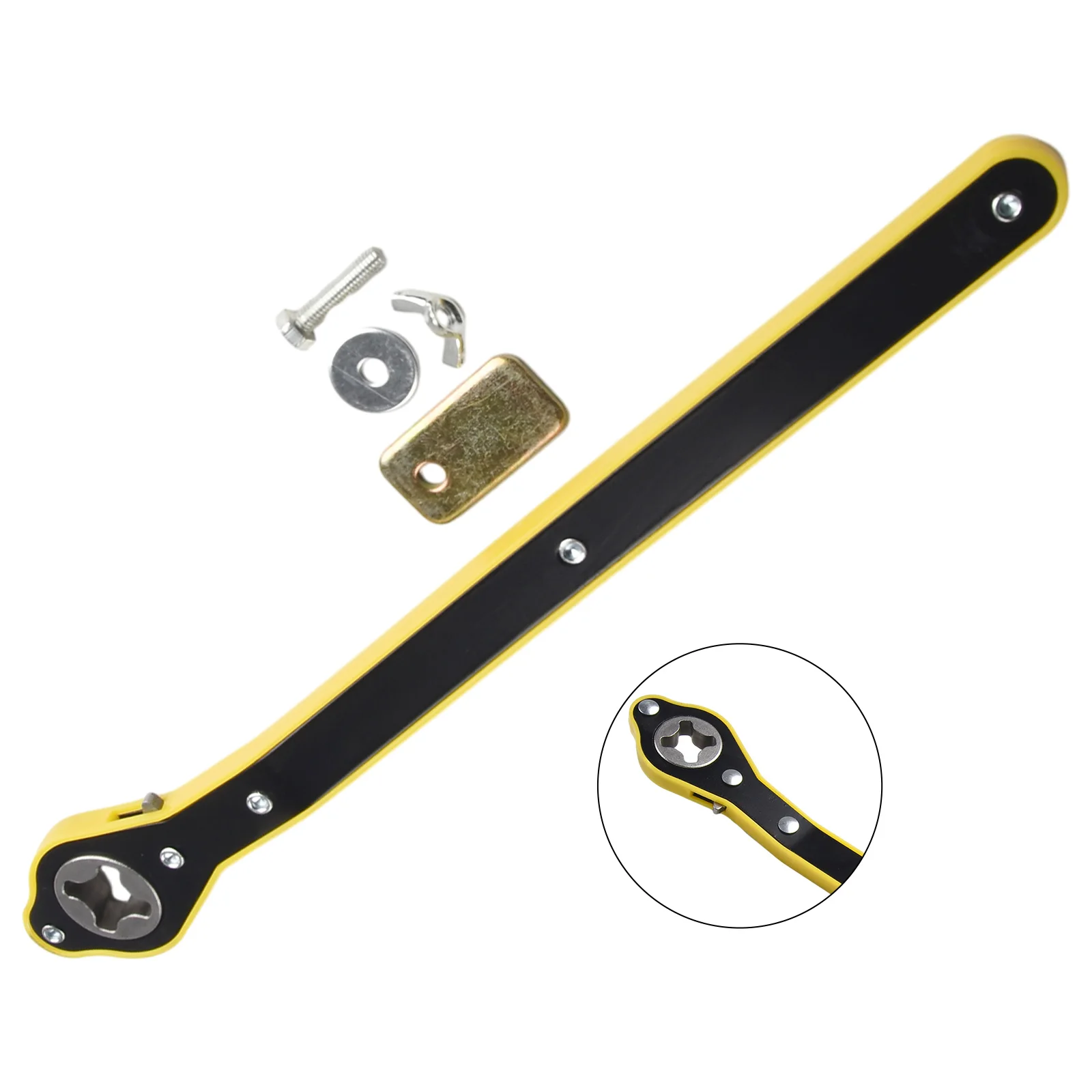 

Truck Auto Car Scissor Ratchet Wrench Scissor Jack-Garage Tire Wheel Lug Wrench Handle Labor Saving Wrench Car Repair Tool