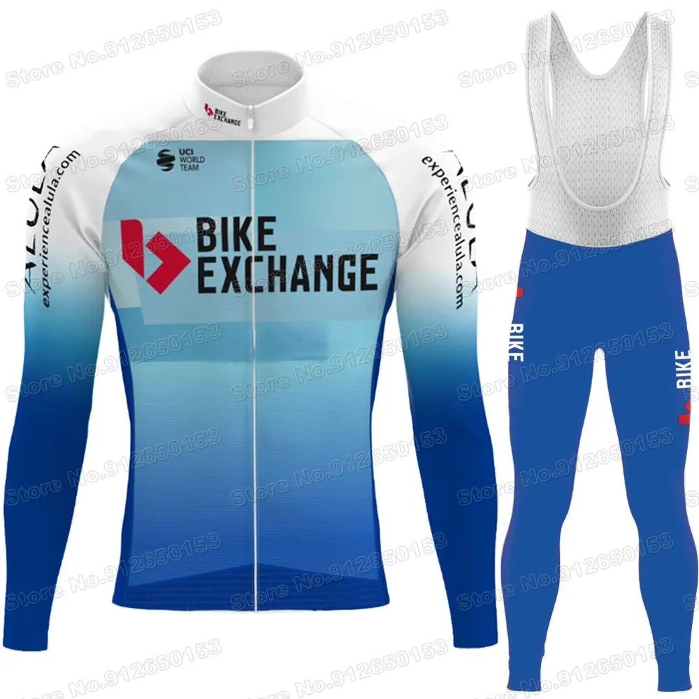 Maillot de cyclisme thermique Smile pour homme, vêtements de vélo à manches  longues, pantalon à bretelles, équipe BINGOAL FLUO, hiver, 2022, 2021 -  AliExpress