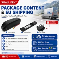 Batterie rechargeable Hailong pour entrepôt UE, 36V 20Ah, 48V 15Ah, Lithium-ion 18650, pack de batteries XT60 pour moteur 250W-1500W 4