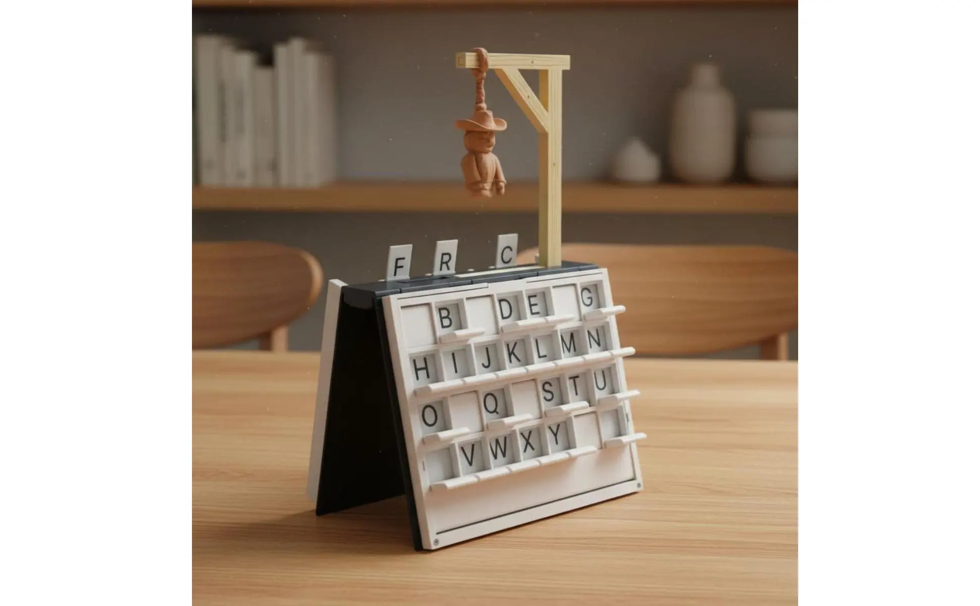 Letter Brainteaser Game Board Game Educational Portable Letter Brainteaser Game Set Book Shaped Game Case Vocabulary Building