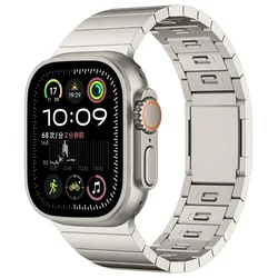 Magnetic Quick - Release Metal Strap for Series 10 - 11 46mm (Titanium color)