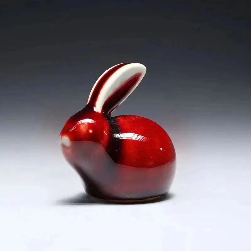 

Porcelain tea ceremony Tea Accessories Tea Pet Home Decor Accessories Porcelain Animal Figurines Sculpture Miniature