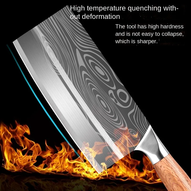 

Cleaver Sharp Cutting Dual-Purpose Kitchen Knife Knife Household Kitchen Dedicated for Chefs Kitchen Knife Slice