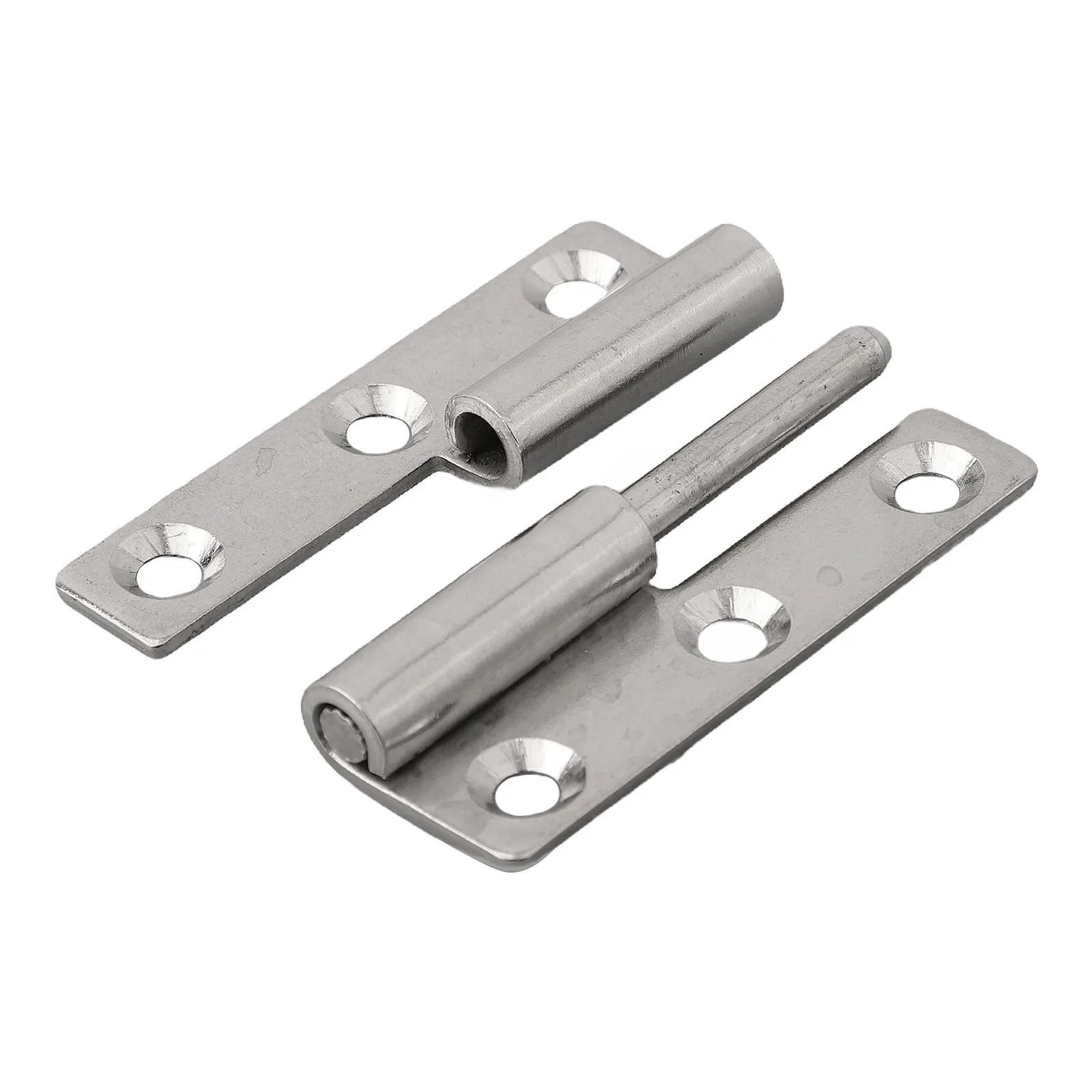 Detachable Hinge Stainless Steel Stripped Hinge Slip Joint Stainless Door Connector Removable Industrial Hardware