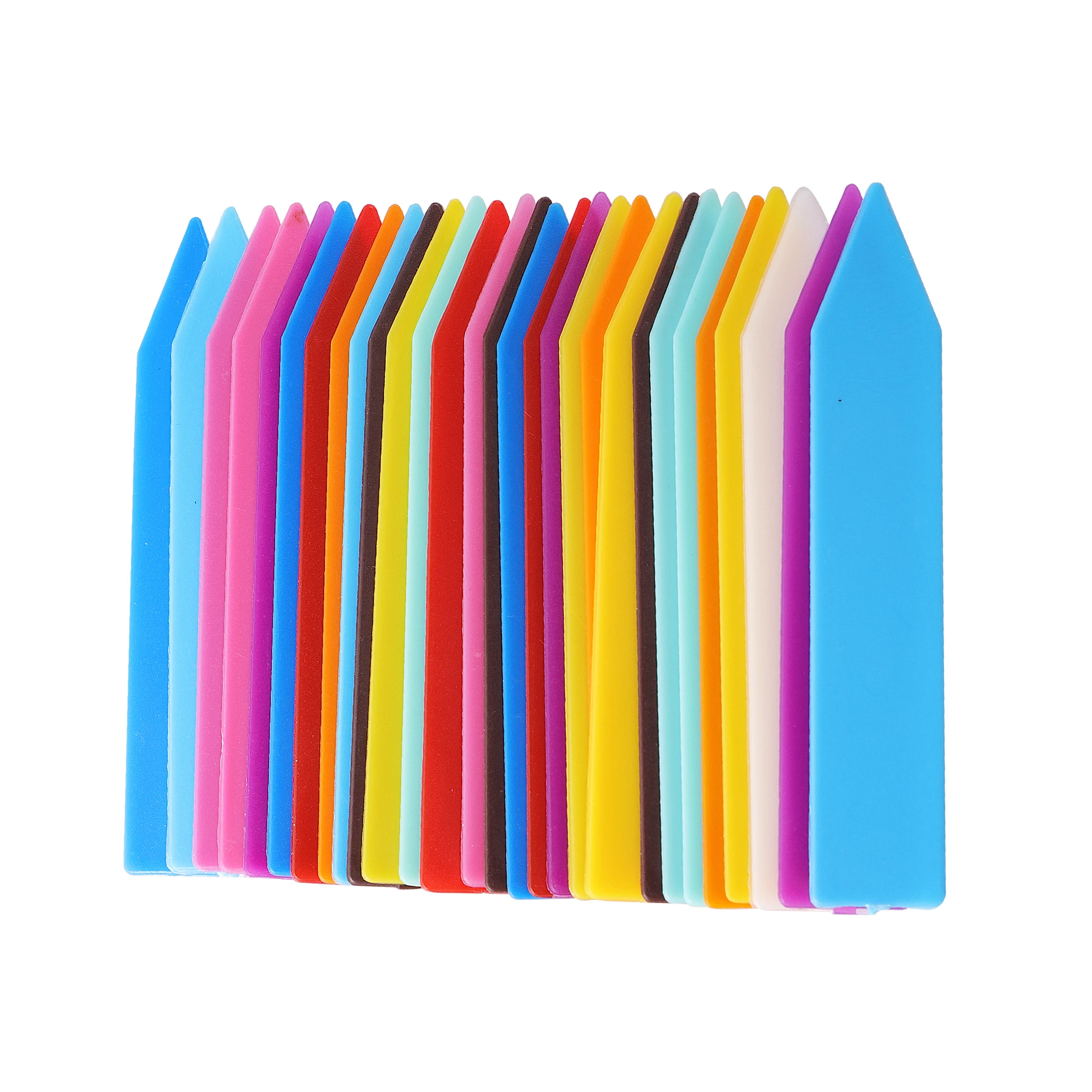 Waterproof PVC Plant Label 50pcs Waterproof Nursery Garden Plant Label Pot Name Seedling Tray Marker plant tags