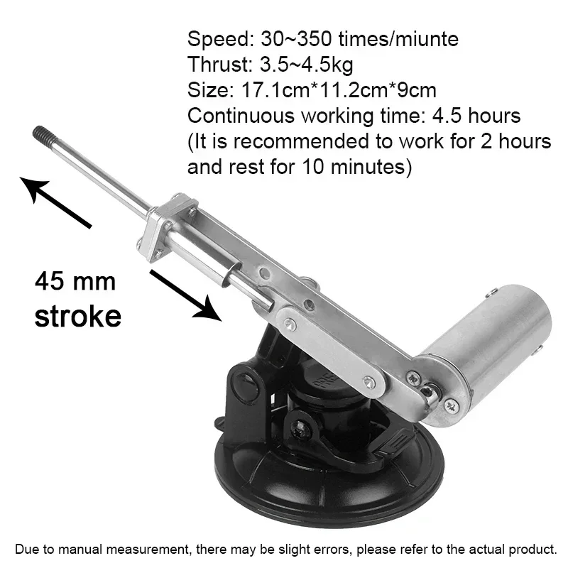 Mini Telescopic Sex Machine 45mm Stroke with Suction Cup Dildo or 3XLR Dildo Reciprocating Linear Actuator Female Sexual Stoys