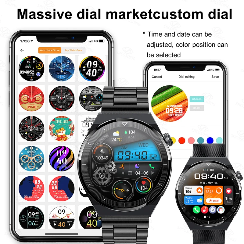  NFC ð  AMOLED 390*390 ũ, ɹڼ ȭ, IP68 , 2023