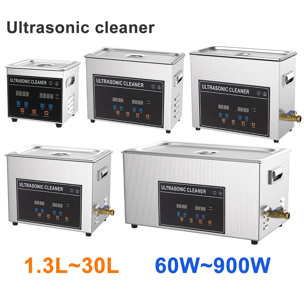 Degas Heated Semiwave Digital Ultrasonic Cleaning Machine 900w Portable Ultrasound Bath Washing Dental Retainer Jewelry Cleaner 1