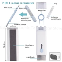7-in-1 Computer Keyboard Cleaner Brush Kit Earphone Cleaning Pen For Headset iPad Phone Cleaning Tools Cleaner Keycap Puller Kit 2