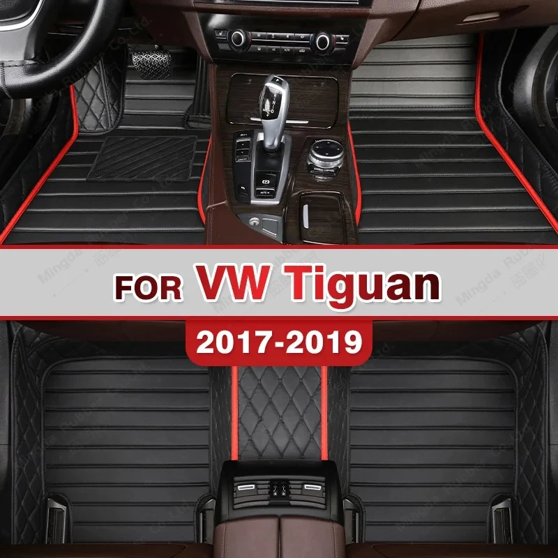 Auto Fußmatten Für Volkswagen VW Tiguan 2017 2018 2019 Nach Auto Fuß Pads  Automobil Teppich Abdeckung innen zubehör - AliExpress