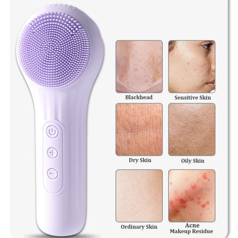 Xiaomi Sonic Waterproof Facial Cleansing Brush For Men & Women Rechargeable Exfoliating Electric Face Scrubber Cleanser Brush